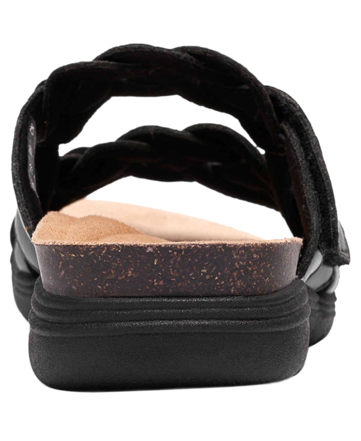 Clarks Women's April Rae Round Toe Flat Sandals