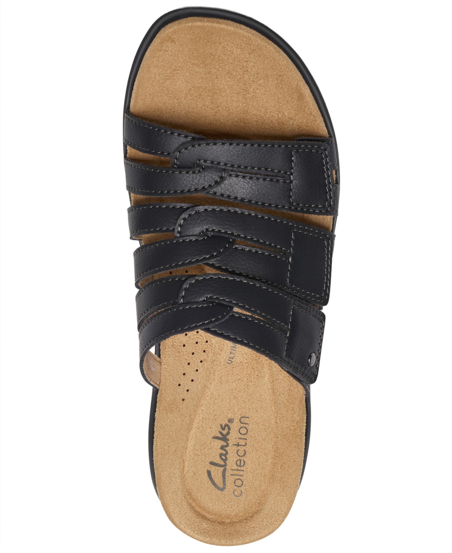 Женские сандалии Clarks Maelynn Abby Round Toe, цвет: Чёрный кожаный — фото 4