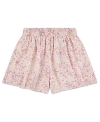 Girls' Pull-On Floral Flared Shorts