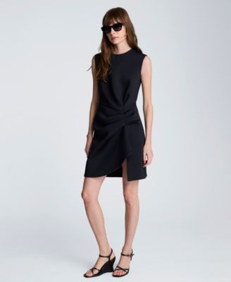 Women's Drape Pleated Short Dress