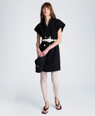 Women's Drop Shoulder Trench Mini Dress