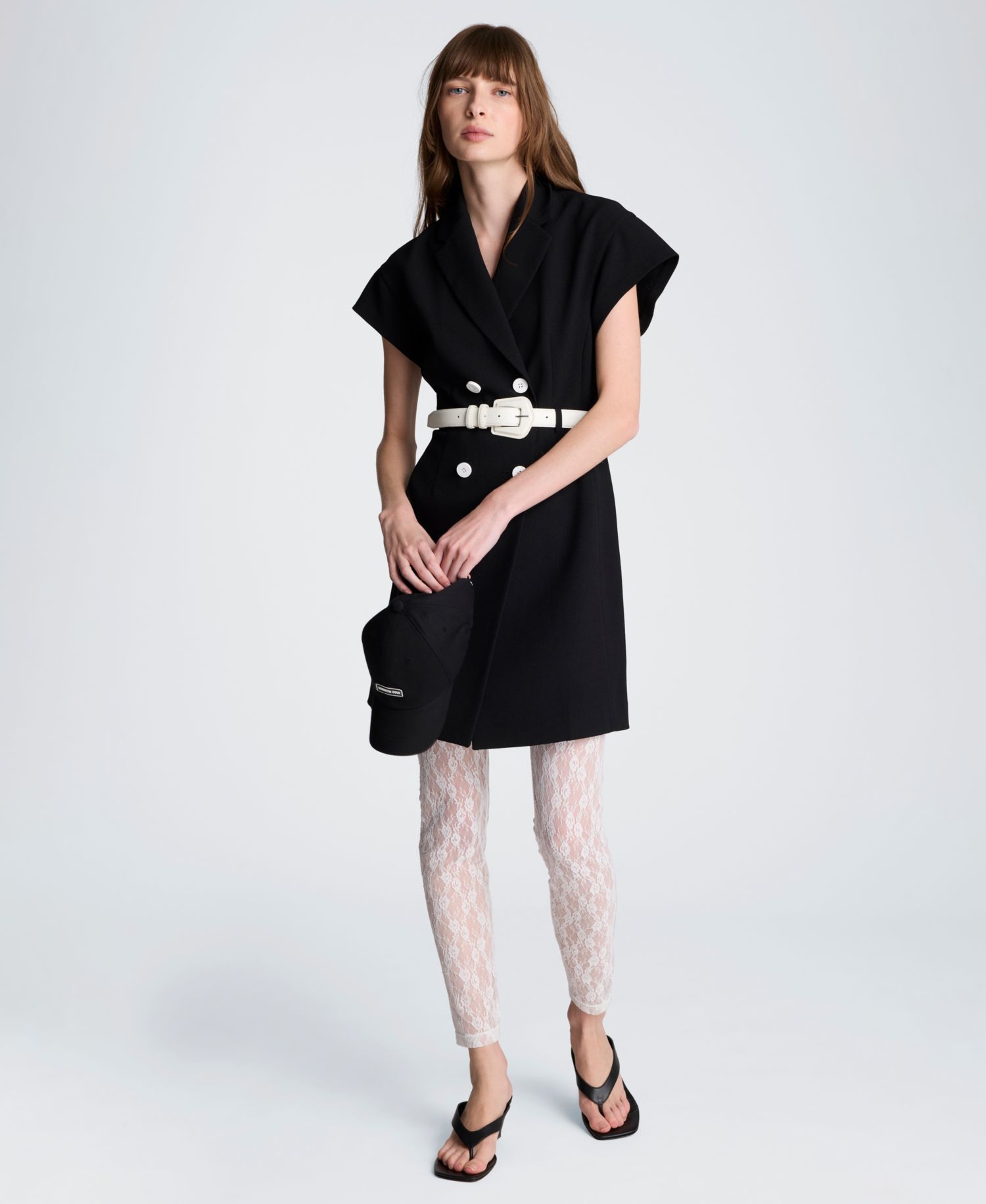 Women's Drop Shoulder Trench Mini Dress