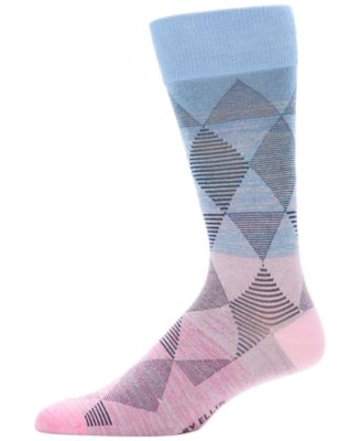 Men's Ombre Striped Argyle Patterned Socks