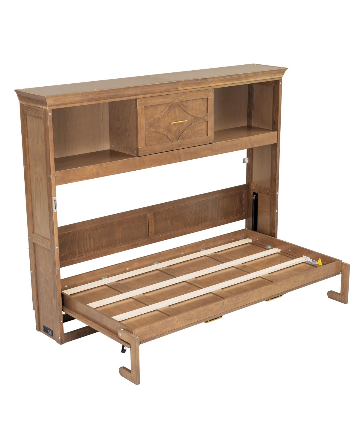 Streamdale Furniture Murphy Bed with Charging Station and a Drawer