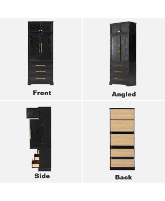 Streamdale Farmhouse Kitchen Pantry Cabinet with 8