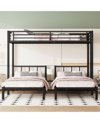 Twin/Twin XL Triple Metal Bunk Bed