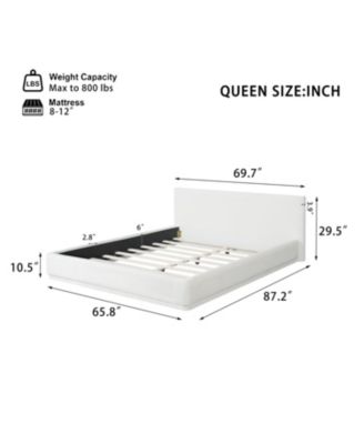 Queen Upholstered Bed - Soft, Comfortable, & Cozy
