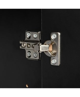 Sleek Shoe Cabinet with Adjustable Shelves, Minimalist Organizer