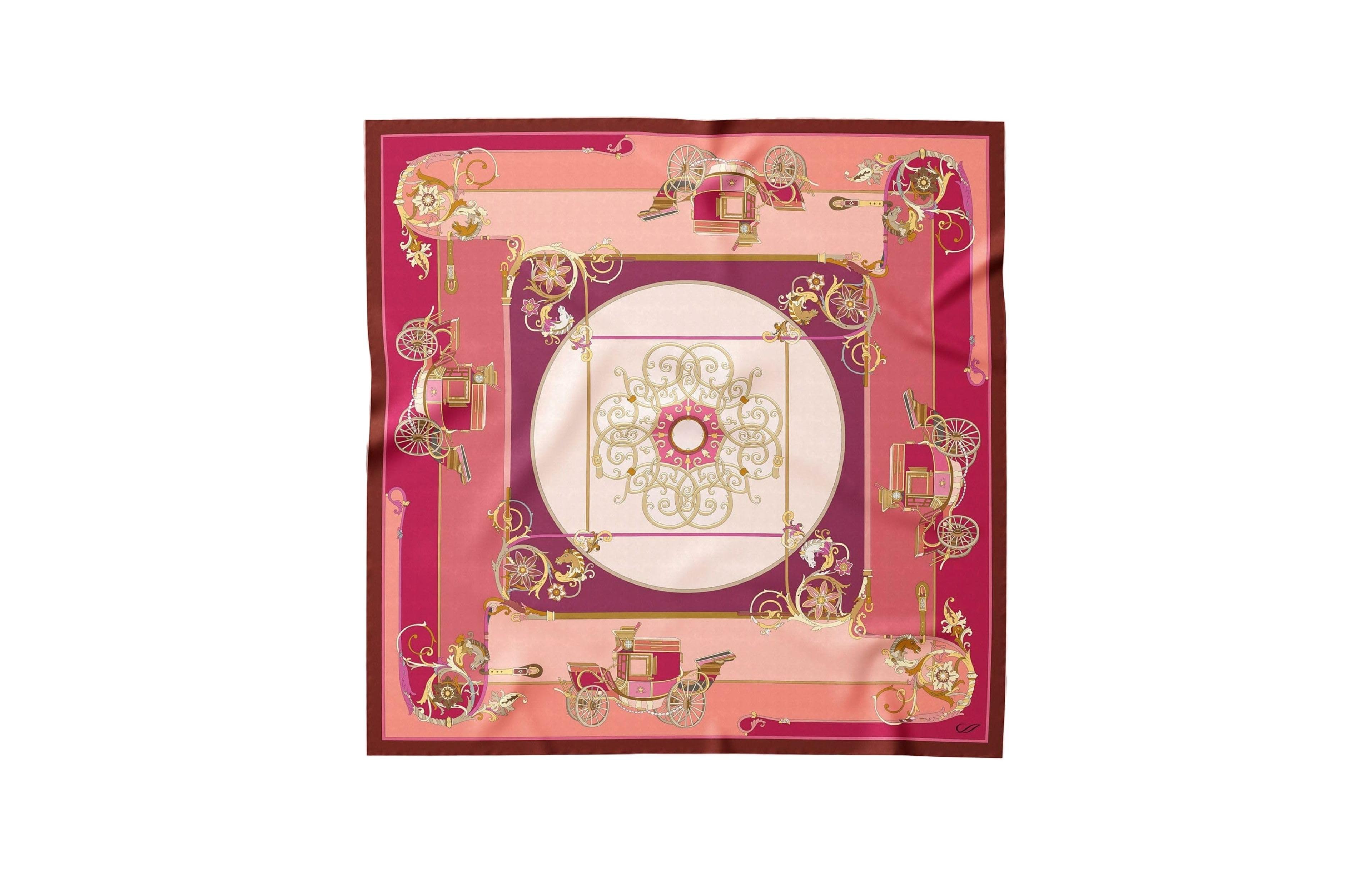 Elizabetta Women s Carozza Silk Foulard Scarf