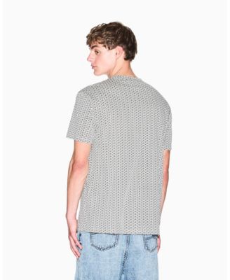 Men's Short Sleeve Allover Logo Print T-Shirt