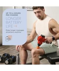 Deep Tissue Massage Gun with 8 Heads and 5 Speed Settings for Athletes and Muscle Relief