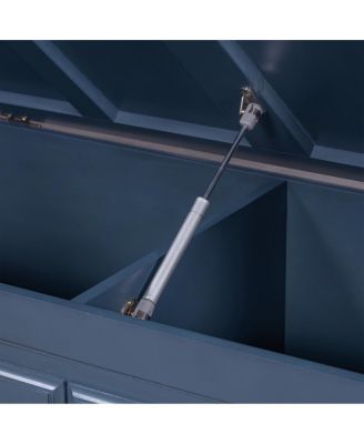 Shoe Bench with Removable Cushion & Hidden Storage