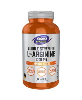 L-Arginine Double Strength, 1000 mg, 180 Tablets
