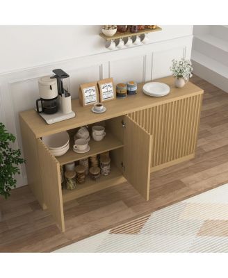 Extra Large Storage Buffet Cabinet for Kitchen, Dining, or Living Room