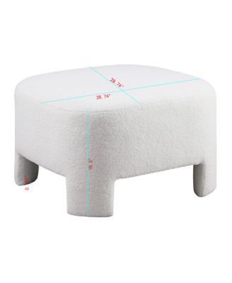 Sherpa Sofa Ottoman, No Assembly Required