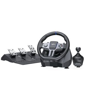 V900 GEN2 Racing Wheel Bundle- 270/290 Rotation, Vibration, Hall Pedals and Paddle Shifters.