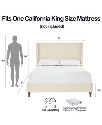 Harper Tall Headboard Upholstered Bed - California King