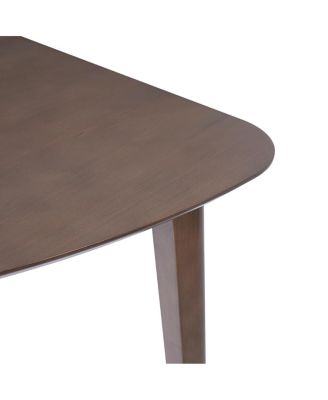 Triangular Wood Table - Modern Space-Saving Geometric Side Table.