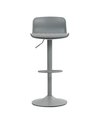  Bar Stools Set of 2 – Modern PU Leather Counter Height Swivel Chairs