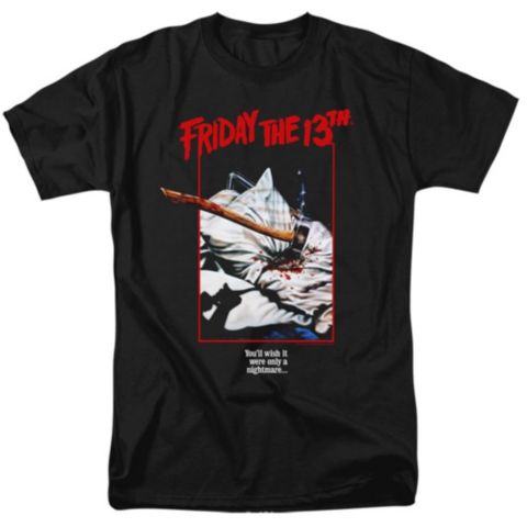 Мужская футболка Friday The 13th Axe Poster, цвет: Угольный