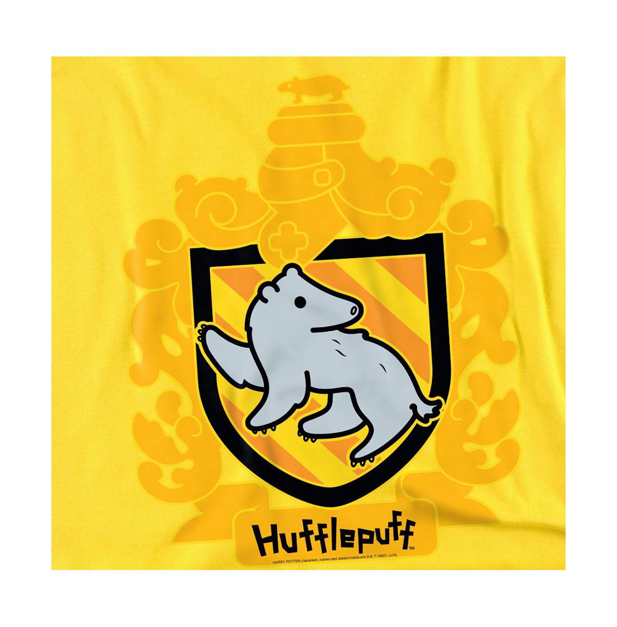 Harry Potter Men's Chibi Hufflepuff Crest T Shirt