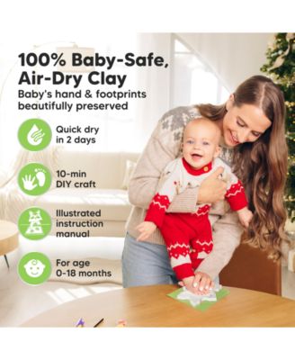 Trove Baby Hand and Footprint Kit, Dog Paw Print Kit, Handprint Ornament Kit for Babies, Boys, Girls, Newborns