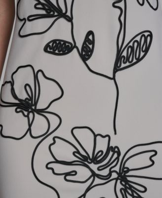 Women's Scuba Crepe A-Line Dress