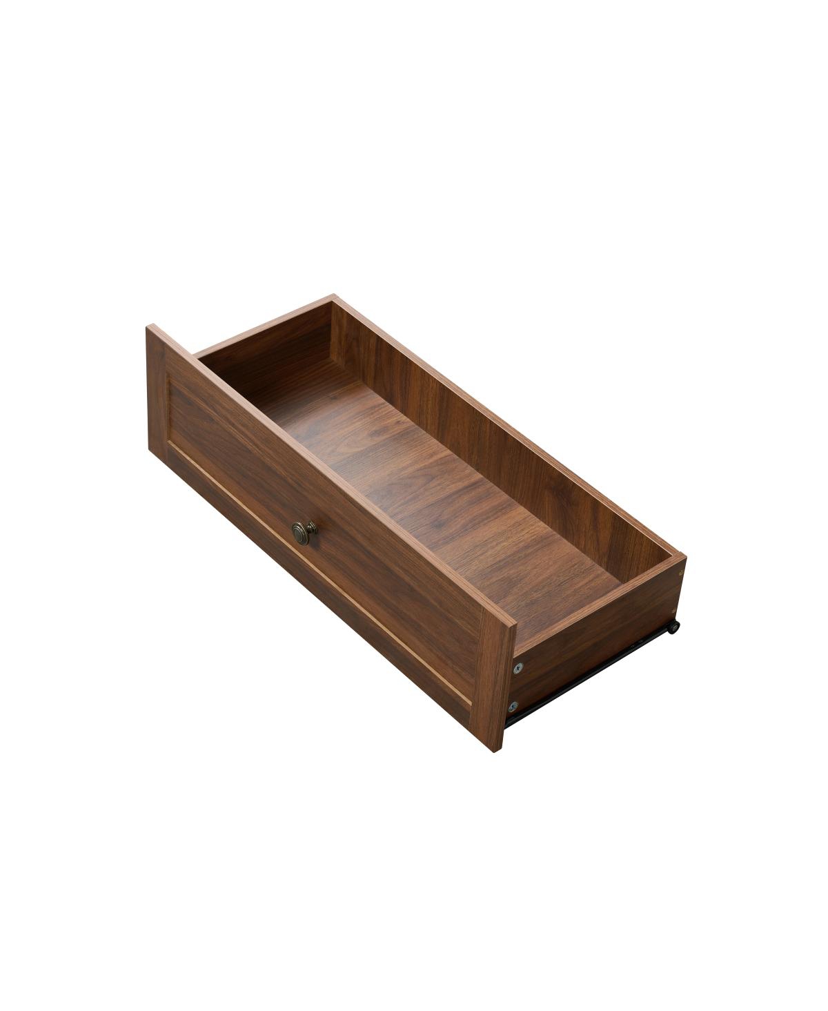 Streamdale Furniture Dome Cabinet, Walnut, high-quality materials, antique craftsmanship, large storage