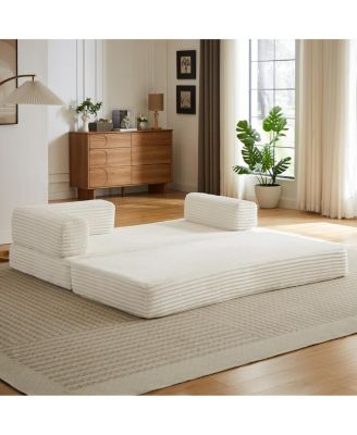  Loveseat Sofa, Cloud Boneless Couches for Living Room, Modern Modular