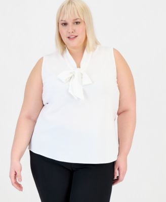 Plus Size Bow Top