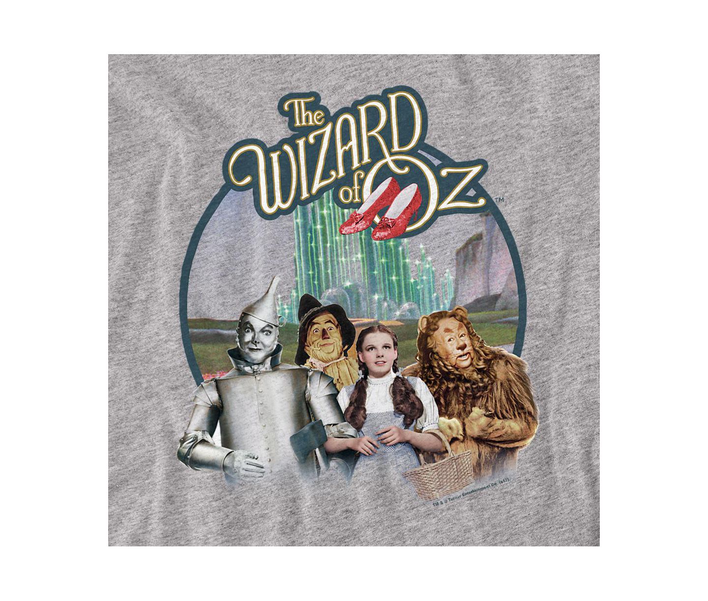 Мужская футболка Wizard Of Oz Were Off to See Wizard, цвет: Меланжевый — фото 2