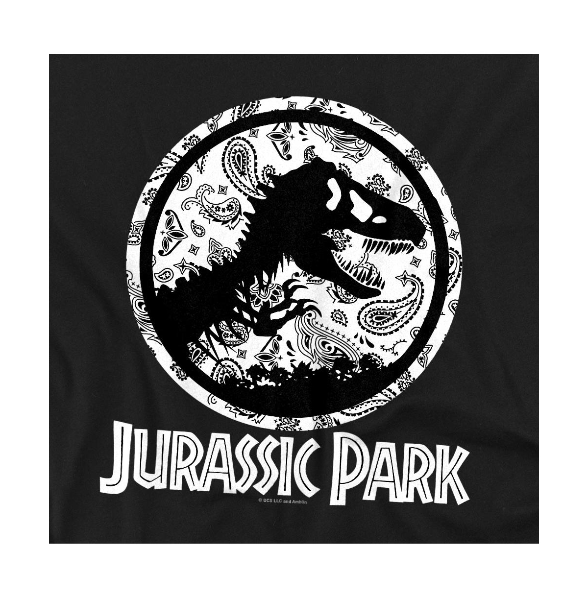 Jurassic Park Men's Paisley Logo T Shirt