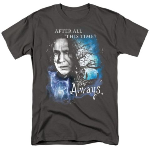 Мужская футболка Harry Potter Always, цвет: Угольный