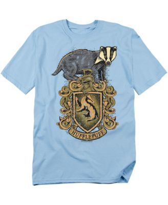 Men's Vintage Hufflepuff Shield Crest T Shirt