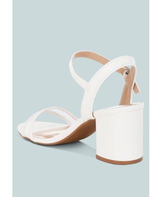 Womens Orpina Mesh Pin Buckle Block Heels