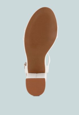 Womens Orpina Mesh Pin Buckle Block Heels