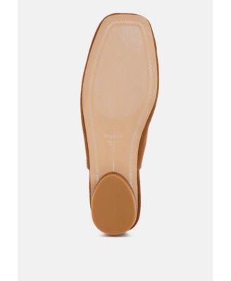 Womens Bounzi Soft Suede Leather Slingback Sandals