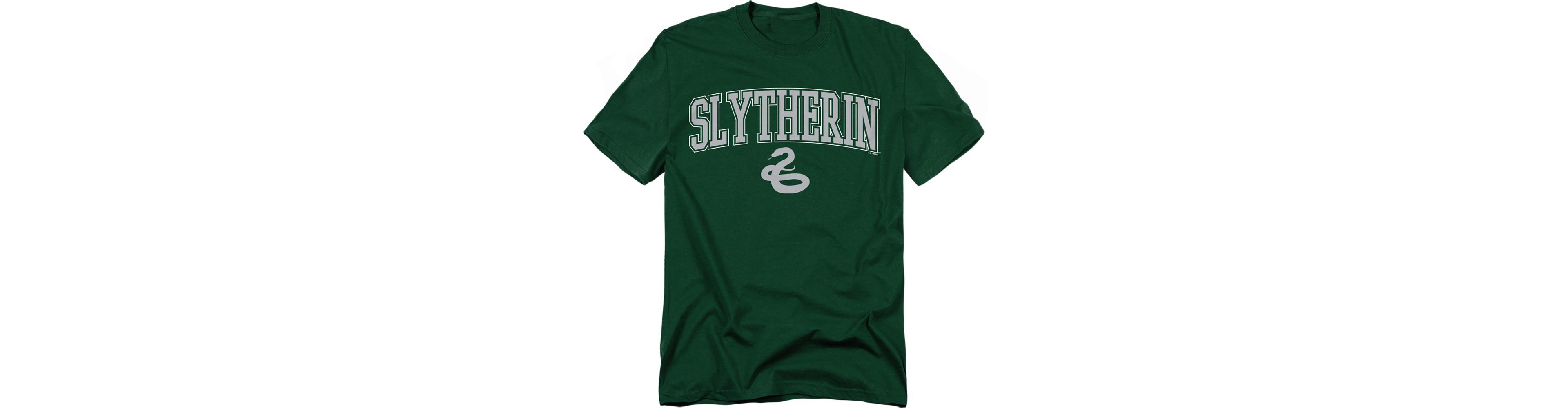 Harry Potter Men's Slytherin Arched Snake T Shirt