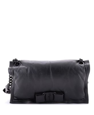 Medium Viva Bow Flap Bag Leather