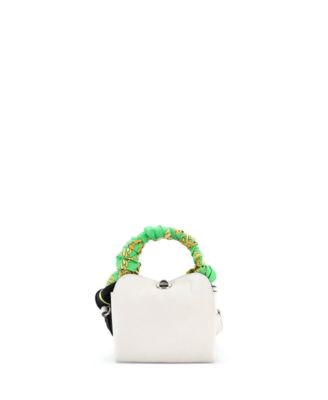 XS Flap Scarf Top Handle Bag Leather