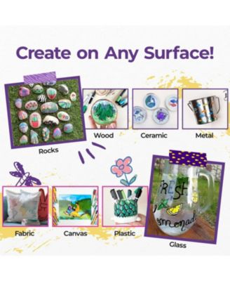 Acrylic Paint Markers Medium Point - Medium Point Paint Markers - Acrylic Paint Markers Set  - Pack of 26, 5.0mm