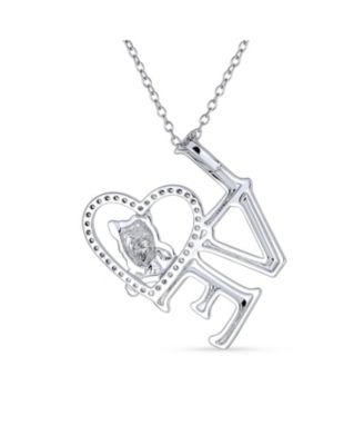 Animal Lover Heart Puppy Pet Dog Yorkie Pedant Necklace Gold Silver Plated