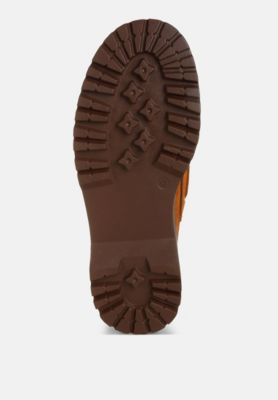 Womens Cuckatoos Chunky Suede Oxford Loafers