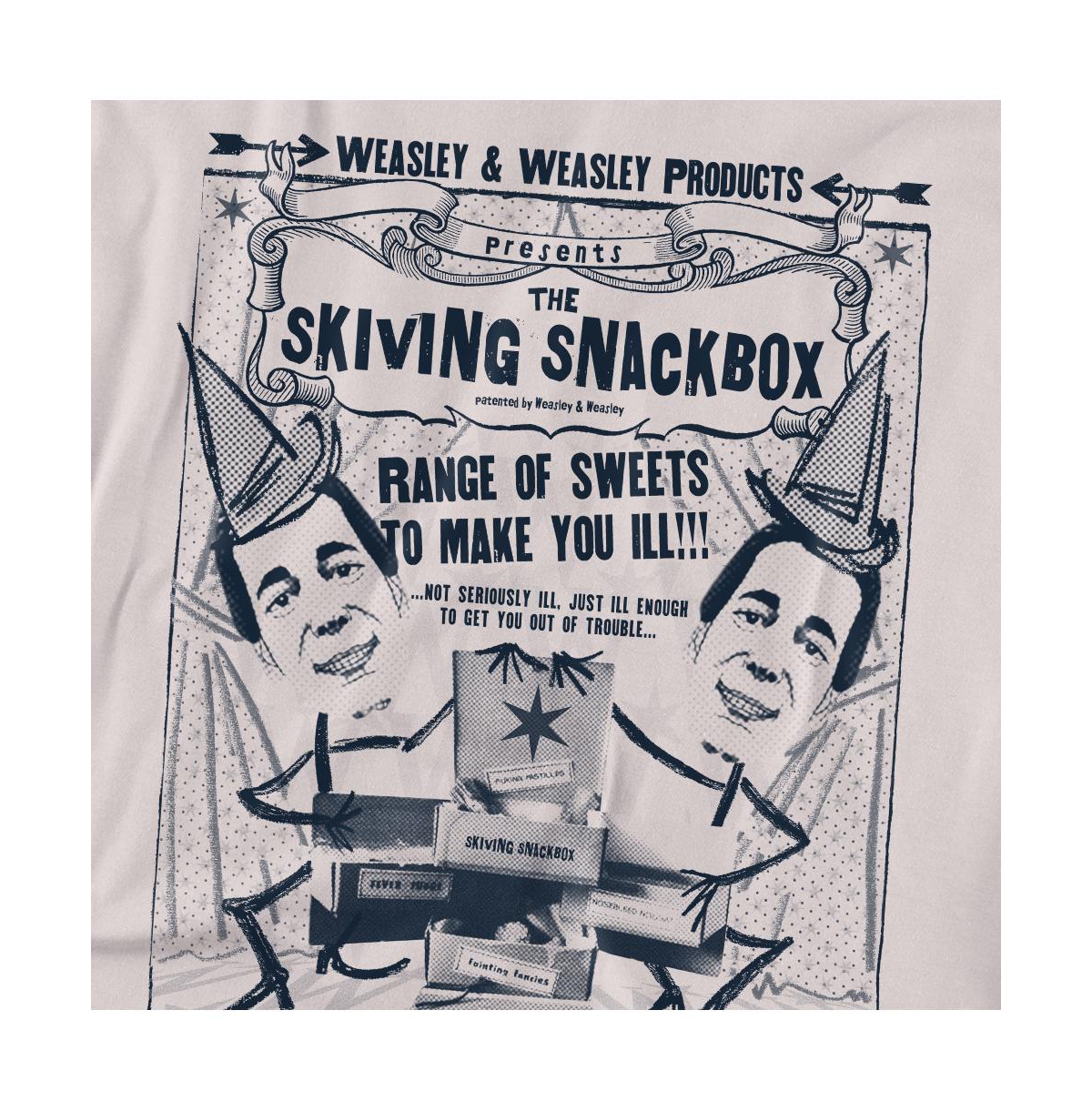 Harry Potter Men's Skiving Snackbox T Shirt