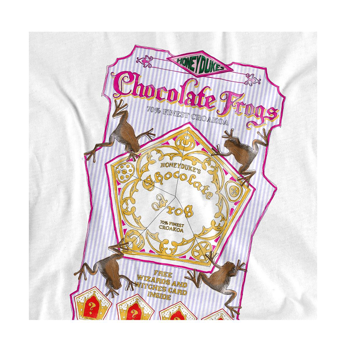 Harry Potter Men's Honeydukes Chocolate Frogs Label T Shirt
