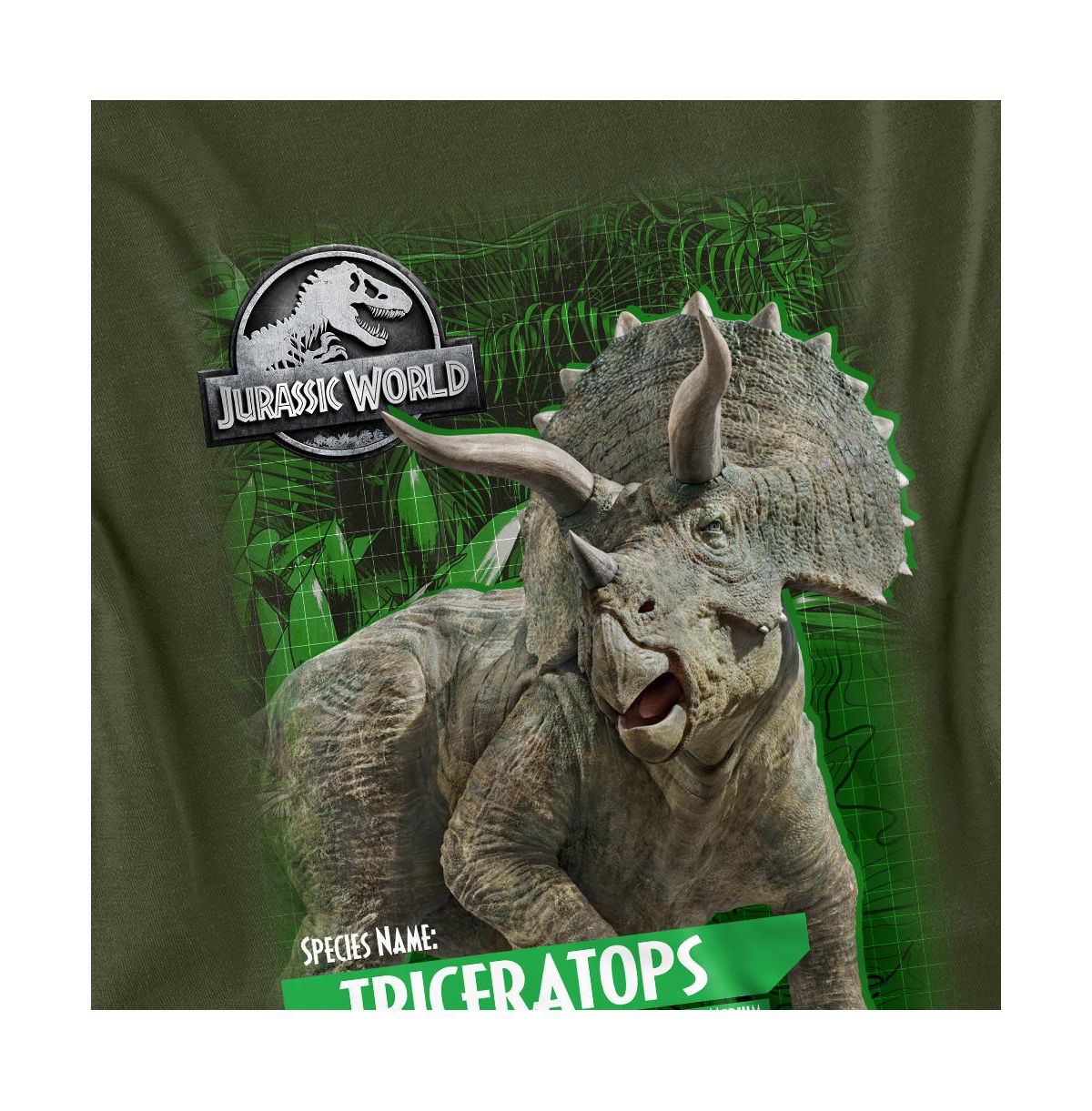 Jurassic Park Men's World Triceratops T Shirt