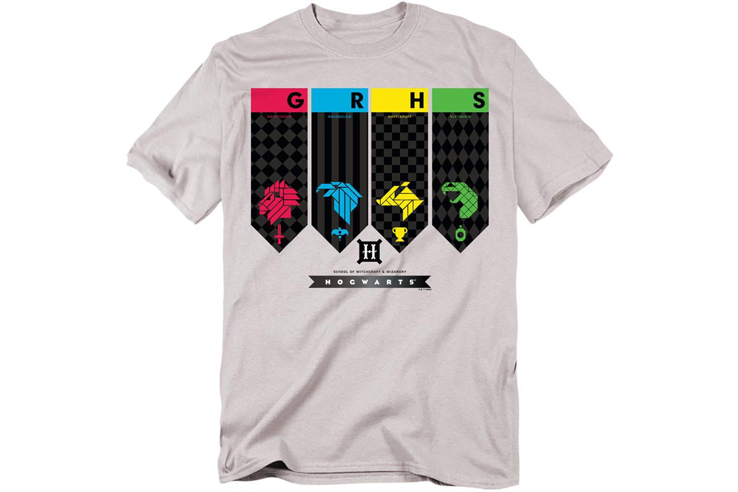 Men's Hogwarts House Banners T Shirt