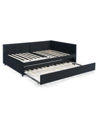 Velvet Daybed with Trundle