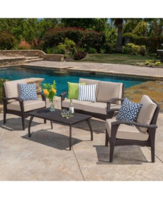 Wicker Outdoor Seating Set