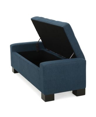 Lawton Fabric Storage Ottoman Contemporary Style With Ample Storage